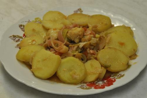 Filé s pórkem a brambory v římském hrnci – Snadné recept z Miš - Maš kuchyně, hotový za 45 - 60 minut